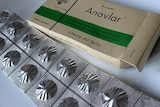An old Anovlar pill box.
