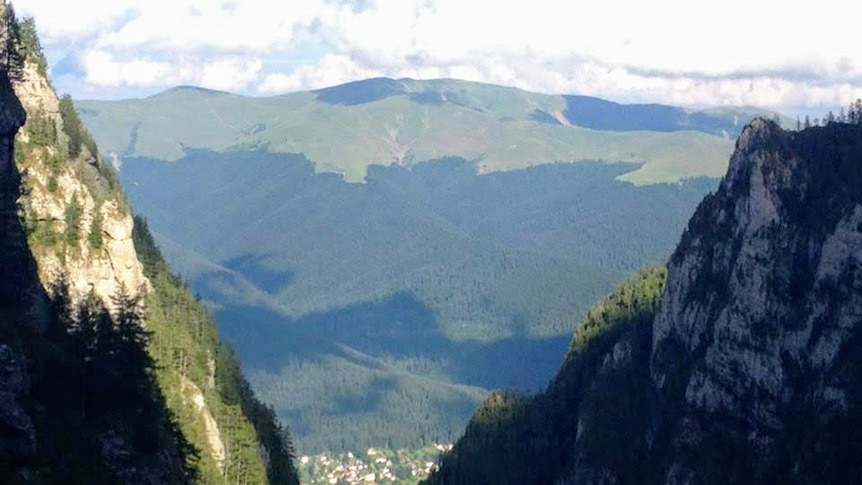 Carpathian Mountains in Transylvania