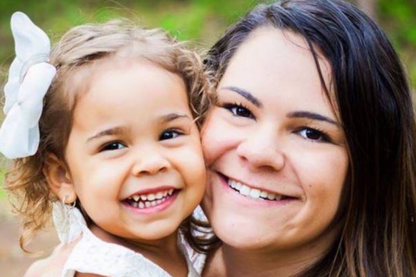 Sharna Ninyette and daughter Mikah