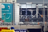 Broken windows at Zaventem airport