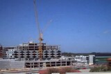 Fiona Stanley Hospital under construction