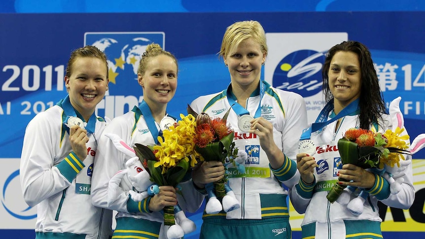 Relay team claims silver medal