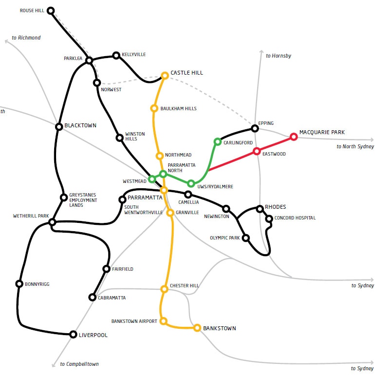 Western Sydney light rail proposal