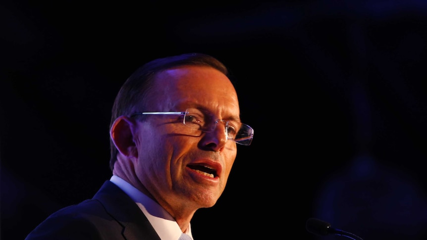 Prime Minister Tony Abbott at Australian Book Industry Awards in Sydney