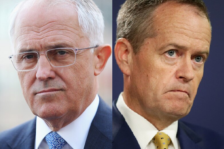 Prime Minister Malcolm Turnbull and Opposition Leader Bill Shorten