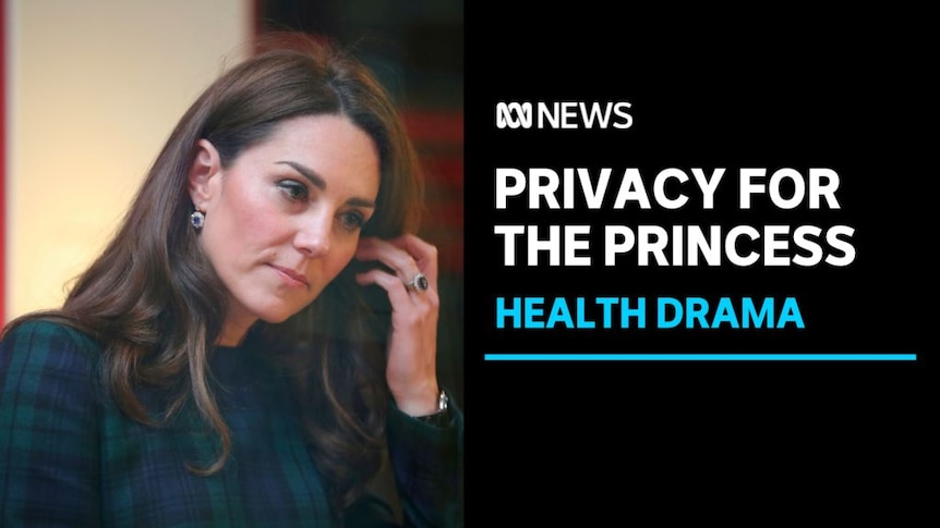 Privacy For The Princess, Health Drama: Princess Kate tucks hair behind her ear.