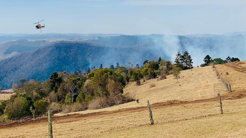 Bushfire threat eased