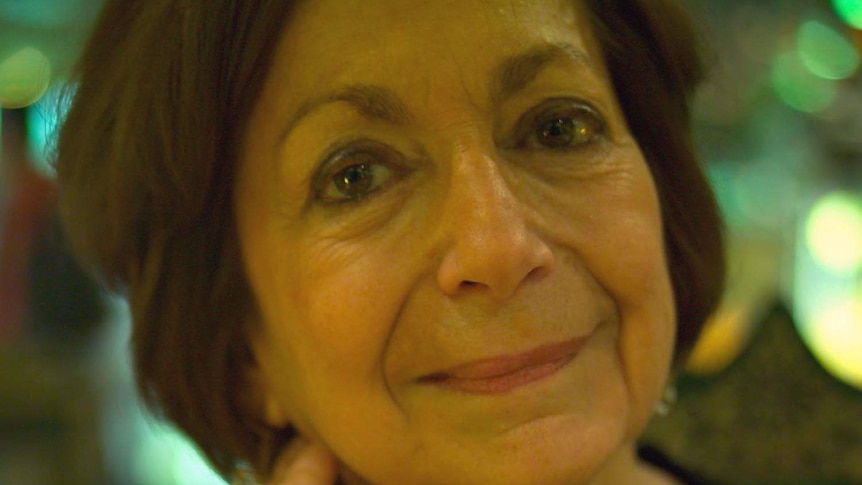 A close up of author Claudia Roden