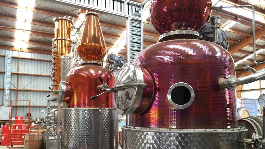 Four Pillars gin still in the Yarra Valley