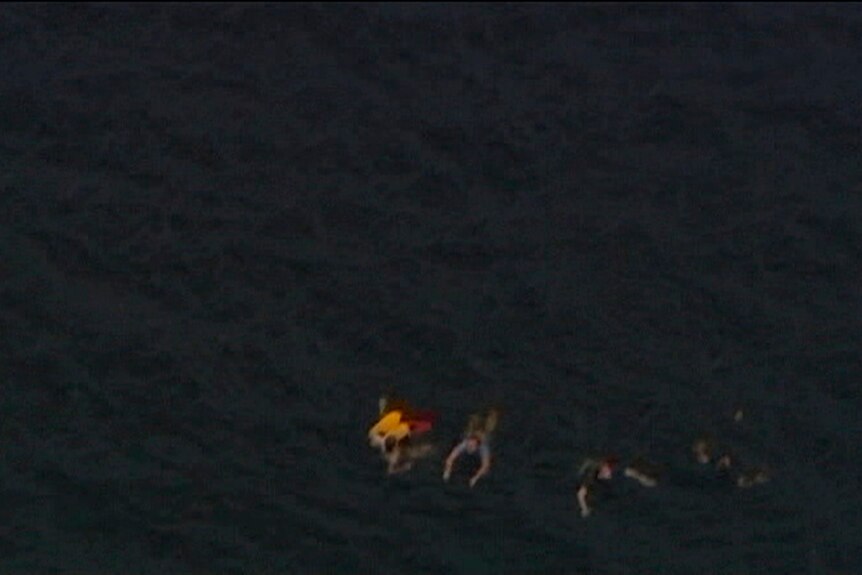 Witnesses say many youth tried to swim to safety from the island.
