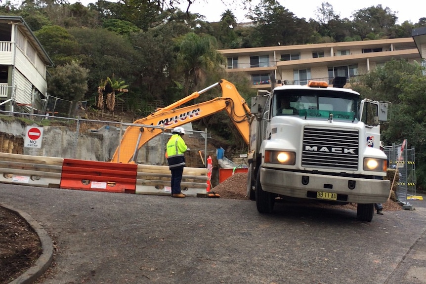 Collaroy driveway collapse