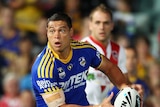 Tahu returned to training with the Eels after a break in Newcastle (file photo).