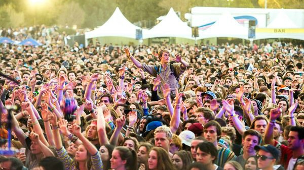 The crowd at Groovin' The Moo
