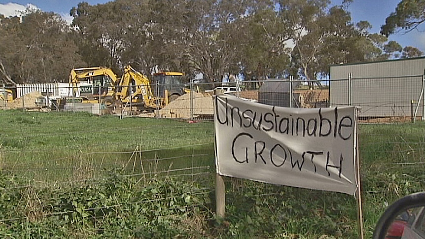 Opponents of Mount Barker development rezoning have been vocal