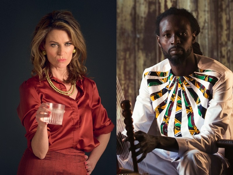 The couple performing theatre's worst marriage + Lamine Sonko