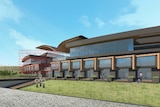 Artist's impression of a proposed luxury resort at Apollo Bay.
