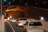The first cars to use Brisbane's Clem7 tunnel enter from Shafston Ave, East Brisbane