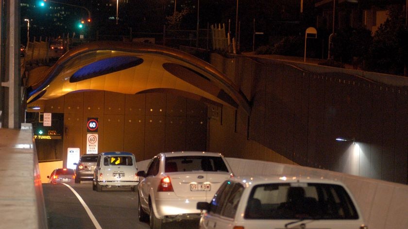 The first cars to use Brisbane's Clem7 tunnel enter from Shafston Ave, East Brisbane