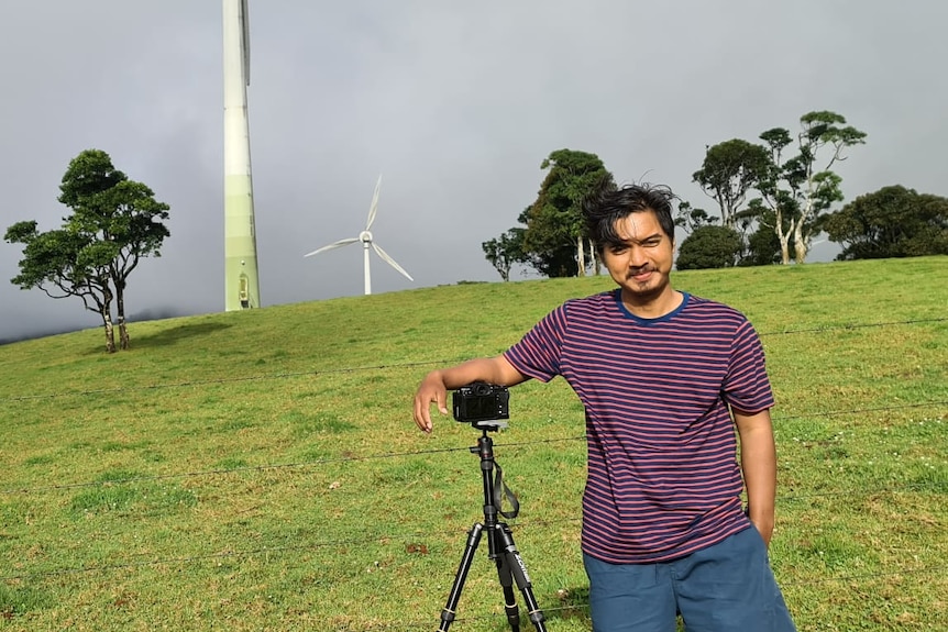 Gigih Giandono backpacker wind turbine