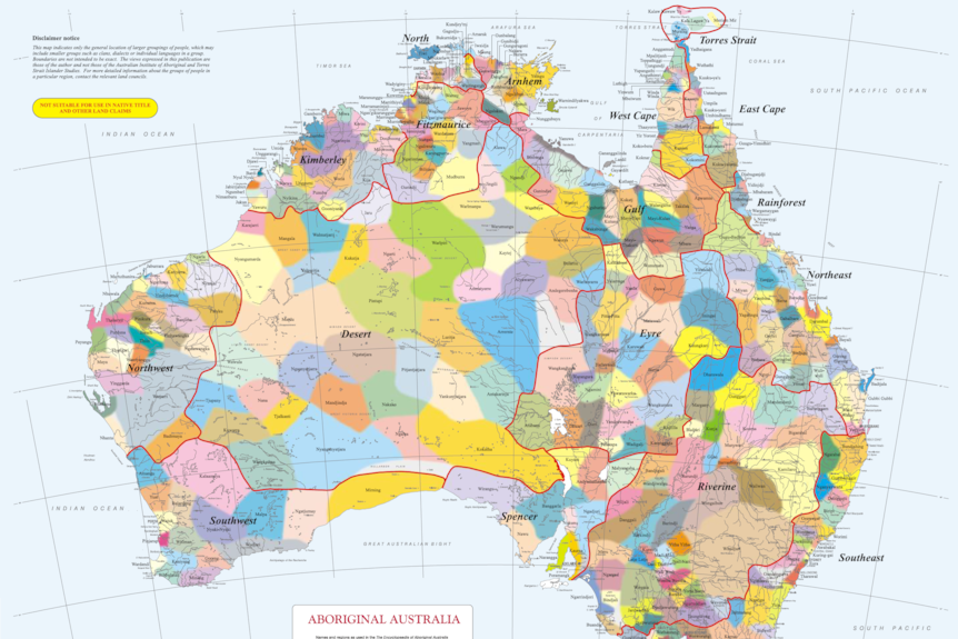 Indigenous language map