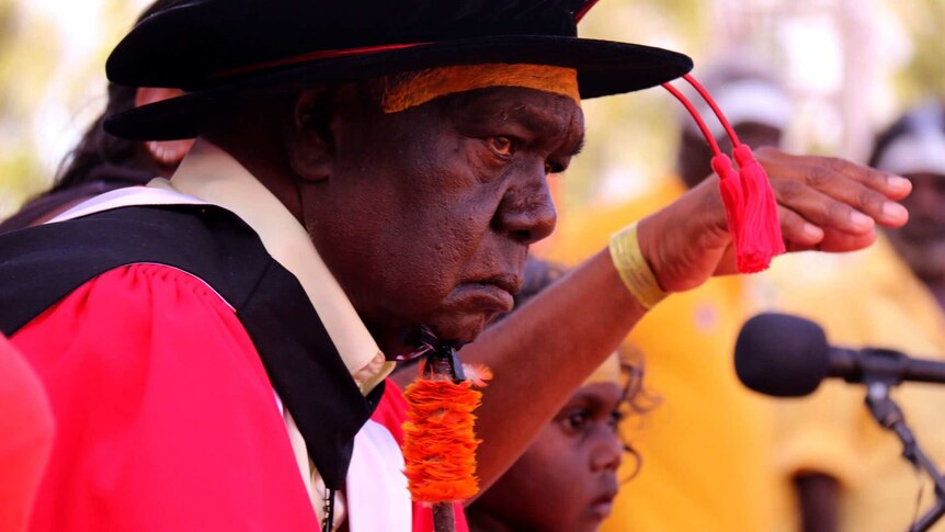 Galarrwuy Yunupingu receives a doctorate