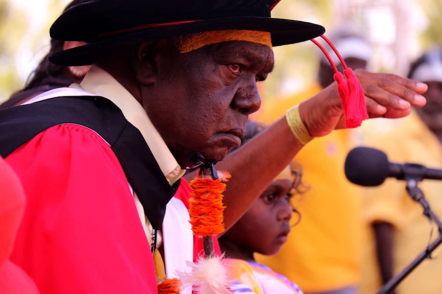 Galarrwuy Yunupingu receives a doctorate