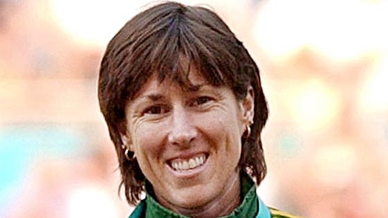 Jackie Gallagher with the bronze medal