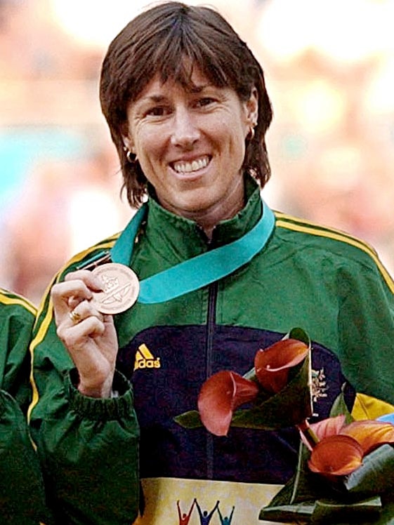 Jackie Gallagher with the bronze medal