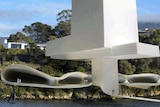 An artists impression of the casino planned for MONA the Museum of Old and New Art in Hobart.