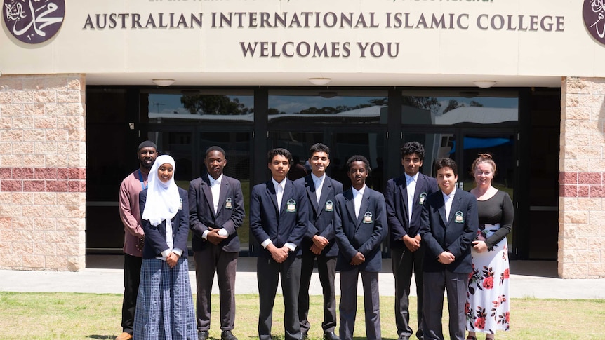 Students at the Australian International Islamic College