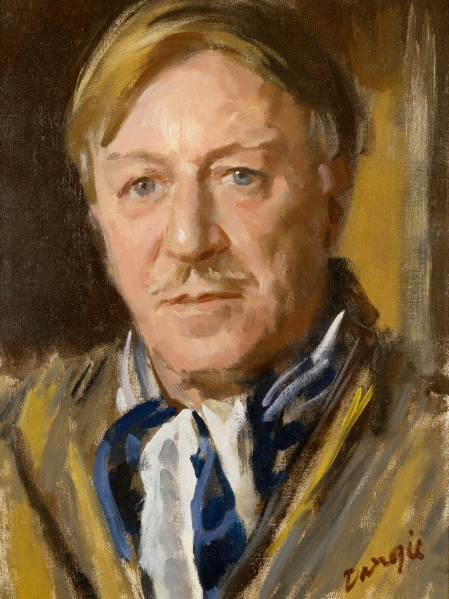 Study for a portrait of Mr. Hal Porter, by William Dargie