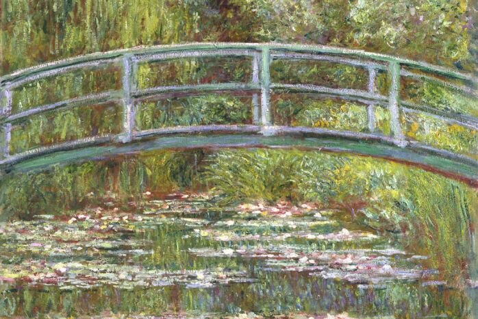 Monet's Water Lily Pond: Pink Harmony