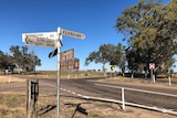 signposts at a rural crossroads