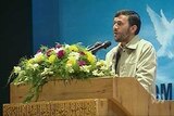 Mahmoud Ahmadinejad says Iran will not suspend its nuclear program. (File photo)