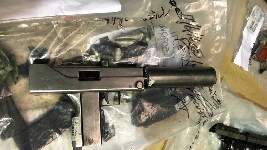 Silenced pistol seized from Hells Angels