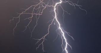 Forked lightning