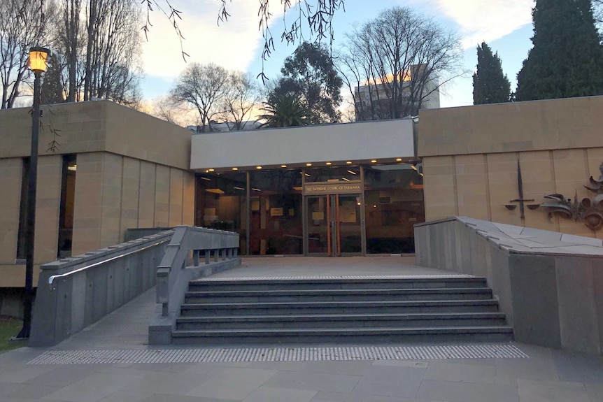 Exterior of Supreme Court of Tasmania.