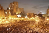 Uprising: demonstrators protest against president Hosni Mubarak's regime