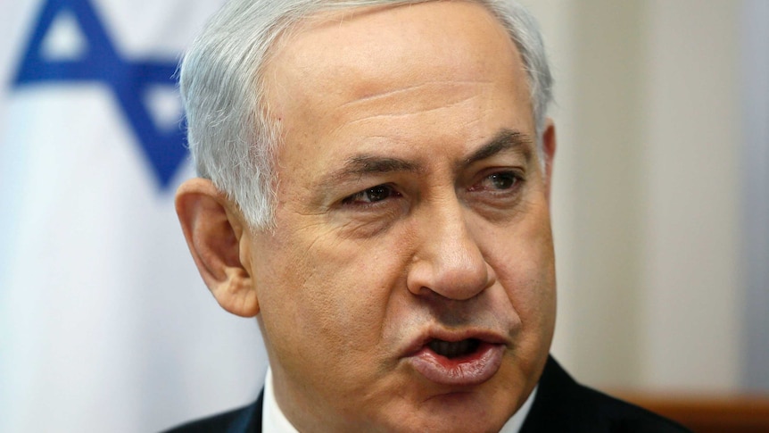 Israel's prime minister Benjamin Netanyahu