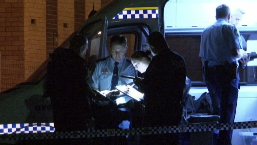 Police at scene of murder at Miller in Sydney's south-west