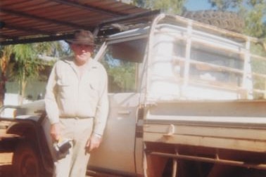 Bill Leaver at home in Leonora in the early 1990s.