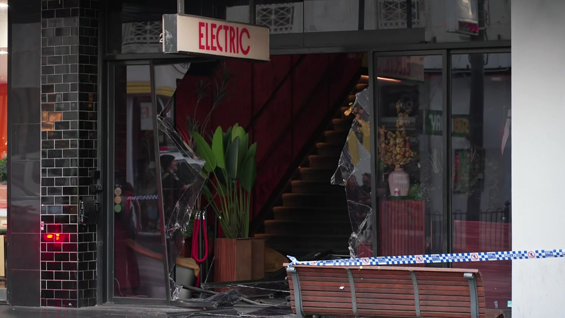 Melbourne bar rammed, doused with petrol amid suspicious fires