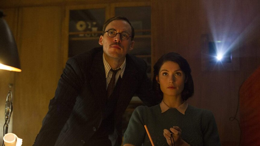 Gemma Arterton plays Catrin Cole, and Sam Claflin plays Tom Buckley in British film Their Finest.