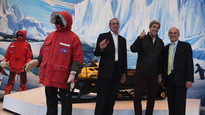 John Kerry in New Zealand for Antarctica trip