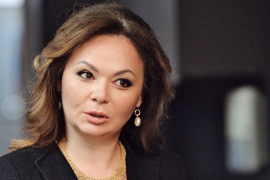 Kremlin-linked lawyer Natalia Veselnitskaya speaks