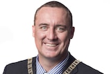 Shane Van Styn's Facebook profile picture, wearing the mayoral chain