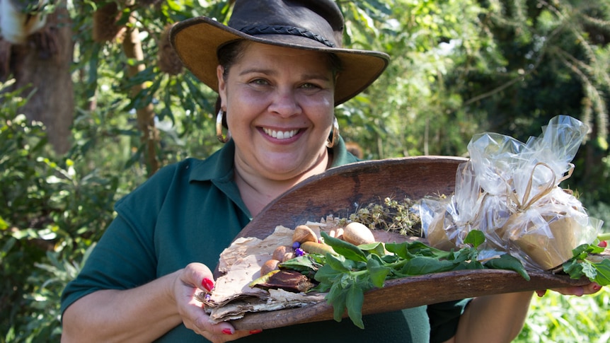 Jody Orcher in the Royal Botanic Gardens