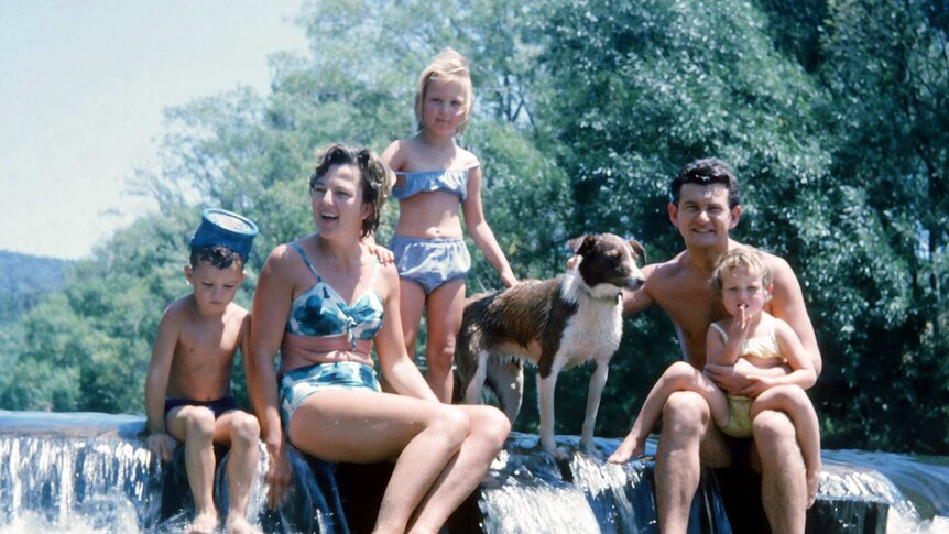 Bob and Hazel Hawke, and their children on a holiday in the 1960s.