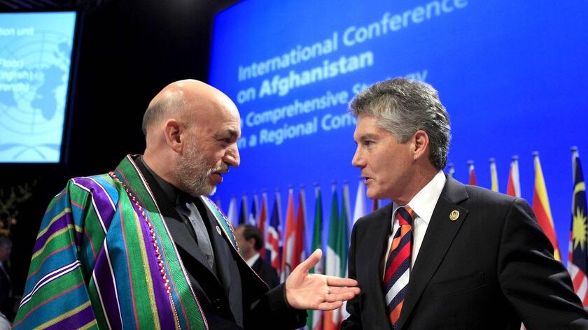 Mr Smith and President Karzai discussed the Taliban and the possibility of reconciliation talks.
