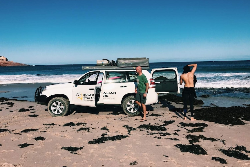 David Bell with Australian 4WD vehicle